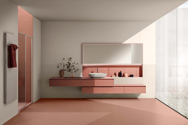 Sols en résine personnalisés pour salles de bain  